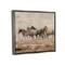 Stupell Industries Galloping Horse Herd Countryside Floater Framed Art
